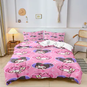 Pillowcase Bed Linens Home Textile Air-conditioned Blanket Pachacco Kuromi Melody King Queen Pillowcase Bed Linens Home Textile