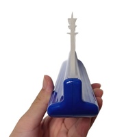 Nettoyeur de vitres de voiture portable en silicone avec poignée en plastique, éliminateur d'eau sans traces pour pare-brise et rétroviseur de voiture