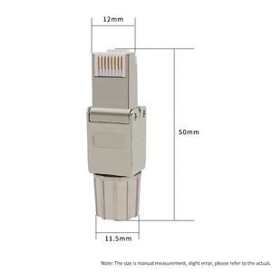 New phổ biến toolless lĩnh vực chấm dứt nam cắm RJ45 <span class=keywords><strong>Cat7</strong></span>-Cat8 cho viễn thông <span class=keywords><strong>CAT5e</strong></span> <span class=keywords><strong>CAT6</strong></span> <span class=keywords><strong>cat6A</strong></span> <span class=keywords><strong>CAT7</strong></span> thiết kế - Product Image 4