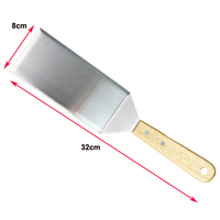 Spatule de cuisine durable en acier inoxydable