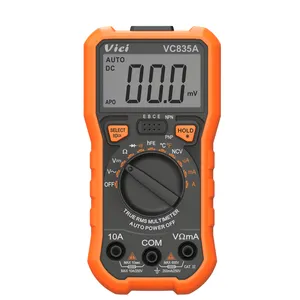 Neues tragbares Multimeter Stroms pannungs widerstands temperatur digitales Multifunktion messgerät VC835A