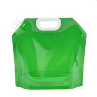Réservoir d'eau souple pliable portable de grande capacité pour le camping en plein air, sac à eau de 10 L