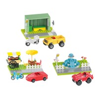 COGO – blocs de construction compatibles pour enfant, jouet en plastique ABS, briques à assembler soi-même, ensemble de 600 pièces