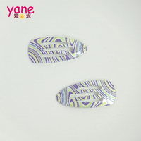 Vente en gros de nouveaux clips à cheveux pour enfants, clips BB colorés et ondulés, clips mignons en forme de goutte d'eau, pinces à cheveux pour filles, accessoires pour cheveux