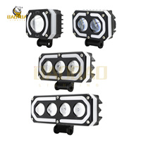 BB2767 Mini systèmes d'éclairage de conduite blanc jaune Flash RGB Led projecteur antibrouillard lampe phare ampoule pour vélo moto Moto