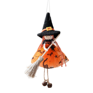 Bambole <span class=keywords><strong>Strega</strong></span> da Appendere, Decorazioni Spaventose di Halloween, Fantasmi Volanti, Ornamenti Fai-da-Te per Feste di Halloween - Product Image 2