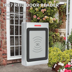 Ngoài trời không thấm nước IP67 chuông cửa RFID <span class=keywords><strong>Reader</strong></span> 2000 người sử dụng Wiegand đầu vào + Đầu ra IP67 Kẽm hợp kim cửa kiểm soát truy cập Bàn phím 125Khz - Product Image 2