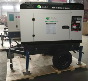 गर्म प्रयुक्त 6kw 7kw 3 चरण डीजल जनरेटर मूक प्रकार 220v रेटेड वोल्टेज 60hz आवृत्ति बहुत सस्ते कम बिजली दैनिक इंजन - Product Image 5