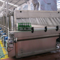 Automatique Type De Pulvérisation Bouteille de Bière Pasteurisateur Petit Tunnel Pasteurisateur