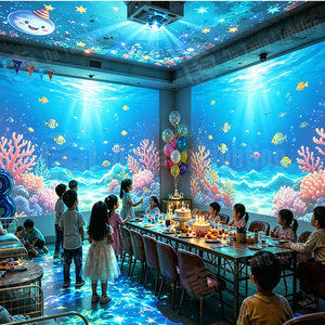 Projecteur de jeu interactif pour enfants, divertissement d'anniversaire, jeux au sol, activités de mouvement et zones de jeux intérieures - Product Image 2