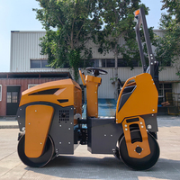 Prix d'usine Rouleau compresseur vibrant haute performance de 1 tonne de haute qualité Rouleau à double tambour sur compacteur Rouleau d'asphalte