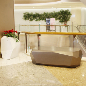 Y060 Diamond Cobblestone chaise art décor autres meubles d'extérieur spécial Commercial moderne banc chaise pour jardin lieu public - Product Image 4