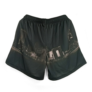 Short en maille de basket-ball personnalisé léger respirant et polyvalent, personnalisation en vrac d'usine - Product Image 2