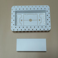 Grille de ventilation murale encastrée 4x10 au design moderne, en fer blanc, pour retour d'air, montage mural ou au plafond, pour ventilation CVC