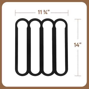 Support magnétique pour dosettes de café compatible avec les dosettes <span class=keywords><strong>Nespresso</strong></span> Plateau distributeur de <span class=keywords><strong>capsules</strong></span> en métal Plateau organisateur de stockage - Product Image 4