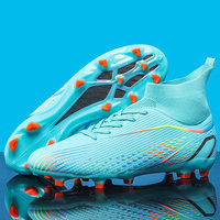 Chaussures de football unisexes légères et antidérapantes pour entraînement en extérieur et en intérieur (FG, AG, TF)