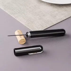 Sacacorchos Portátil 2 en 1 con Bomba de Aire, Cortador de Papel de Aluminio, Plástico Sostenible, Compacto, de Escritorio, Cicerone - Product Image 4