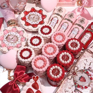 Flower Knows Strawberry Cupid Cake Lip Mud Matte Velvet Exclusive Lip Cream 9 Warna Lip Cream dengan Kuas - Product Image 1