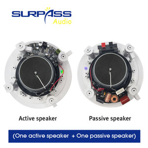 Btc32 Vượt Qua 5.25 "Màu Xanh-Cặp Răng Flush Núi Trong Tường Trong Trần 2-Cách Hệ Thống Loa Kết Nối Nhanh Chóng/Âm Thanh Stereo 20 Watt - Product Image 5