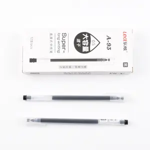 China Factory Wholesale High Capacity 0.5mm Gel Pen Quickly Dry Super-long Writing Black Gel Ink Pen For Office