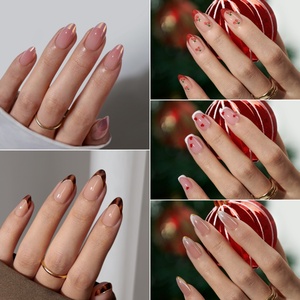Uñas Postizas de Diseño Largo y Cuadrado, de Gel Suave, Resistentes a Roturas, con Pegamento, para Uso en Salón, Marca Privada - Product Image 2