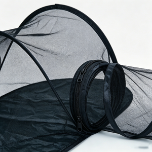 Pet Tunnel Cat Tunnel Dog Tunnel Outdoor Cat <b>Enclosure</b> Catio Mesh Cat Tunnel <b>Enclosure</b> Foldable Pet Tunnel Tent Backyard Play - Product Image 6