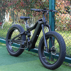 Thunder-Bicicleta eléctrica de montaña, bici de montaña de 2022 w, 48v, suspensión completa, neumático ancho, <span class=keywords><strong>shimano</strong></span>, fibra de carbono, 9 velocidades, 1000 - Product Image 2