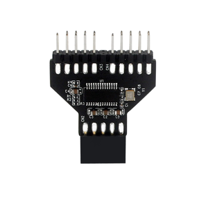 Bo mạch chủ MEIYIOU USB2.0 9 chân, bảng mạch mở rộng, Hub chia tín hiệu một vào hai, đầu nối đực 1 sang 2 đầu cái, hàng có sẵn - Product Image 2