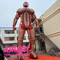 Statue de Buste de Homme Musclé Gonflable Géant Réaliste Personnalisée pour Accessoires de Scène, Grand Accessoire de Personnage de Bodybuilder Gonflable
