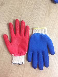 ถุงมือยางเคลือบครึ่งนิ้วถุงมือทำงานเพื่อความปลอดภัยจากเวียดนาม - Product Image 2