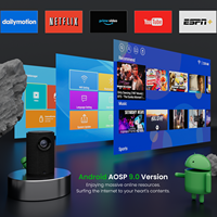 OEM/ODM Home Smart Android 9,0 Proyector Altavoz incorporado WIFI Interactivo BT5.1 US Video Cinema Home Theater Teléfono LCD portátil