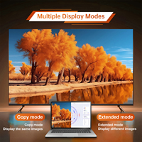 Transmisor y receptor de vídeo inalámbrico de 50M, adaptador de pantalla Compatible con HDMI, Cable de espejo para pantalla, cámara para PC y TV