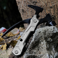 Outil multifonctionnel OEM personnalisé : marteau à griffes, pinces, couteau pliant, combo pour camping en extérieur, survie d'urgence en voiture, EDC, outil transfrontalier