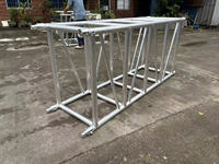 Estructura de Aluminio Cuadrada para Exhibición, Truss de 4 Puntos 620x900mm para Exteriores, Eventos, Fiestas, Conciertos, DJ
