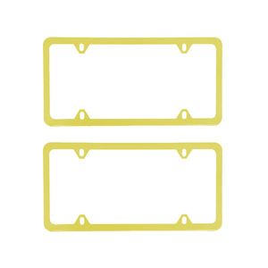 Cadre de plaque d'immatriculation en alliage d'aluminium épaissi de couleur oxydée américaine avec logo personnalisé pour d'autres marques - Product Image 6