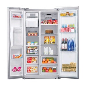 Double-door Side-by-side Door Household Large-capacity Wind-cooling Sound Large-screen Smart <b>Refrigerator</b> - Product Image 3