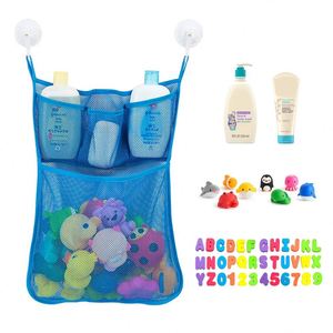 Most Popular Baby Bath Toy Organizer Mesh Bag Baby Bathtub Hanging Durable Washable Mesh Bathroom Toy Holder Organizer - Product Image 5