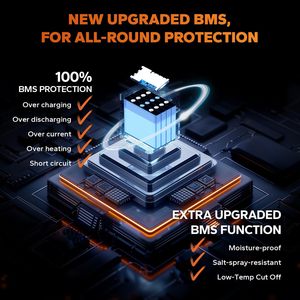 В наличии, высокопроизводительный аккумулятор 12 В 20Ah 800 CCA литиевый FePO4 IP67 5-летняя гарантия, пусковой Аккумулятор для морских лодочных двигателей - Product Image 5