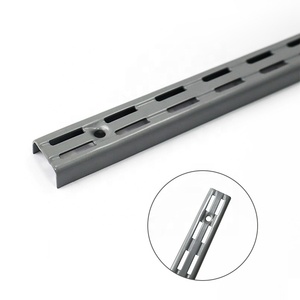 Kim loại cổ điển đôi rãnh tường thẳng đứng của 32 hệ thống cho tường kệ hệ thống thép kênh thẳng đứng cho kệ lưu trữ đơn vị - Product Image 1