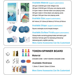 Échantillon <span class=keywords><strong>gratuit</strong></span> Accessoires de conception personnalisée en usine <span class=keywords><strong>Jeu</strong></span> de cartes en papier <span class=keywords><strong>Jeu</strong></span> de société de table pour adultes <span class=keywords><strong>Jeu</strong></span> d'éducation pour enfants - Product Image 6