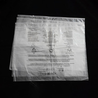 Sacs BOPP imprimés sur mesure, recyclés, auto-adhésifs, transparents, en cellophane, en verre ciré, givrés, pour vêtements