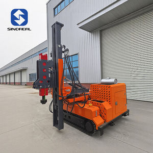 Mesin Pemasang Tiang Pancang Mini 4500mm Tinggi Pancang 15m Kedalaman Pengeboran Palu Hidrolik 980J Energi Benturan Terpasang di Crawler Bertenaga Mesin - Product Image 6