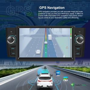 Podofo 7 ''pour <span class=keywords><strong>Fiat</strong></span> <span class=keywords><strong>Punto</strong></span> 2005-2009/Linea 2007-2011 Android Autoradio Stéréo <span class=keywords><strong>2</strong></span> + 64GB IPS Écran CarPlay/Android Auto GPS WiFi FM - Product Image 4