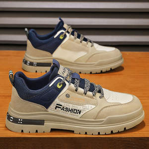 Chaussures de planche décontractées à la mode pour hommes, nouvelles baskets légères et respirantes, mocassins pour le printemps, conception douce et confortable - Product Image 3