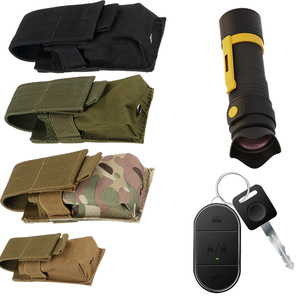 Tactical Flashlight Bag Nylon Molle Outdoor Hiking Waist Pouch Black Military Green Khaki Camouflage M5 Accessory Case - Product Image 1