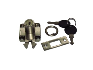 <span class=keywords><strong>Serratura</strong></span> per Cassetti in Ferro Tipo 202, Moderna con Doppio Chiusura a Scatto, Facile Installazione, per Soggiorno e Ufficio - Product Image 1