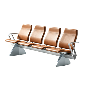 Silla de espera metálica conectada para estaciones de tren, aeropuertos, hospitales y centros de exposiciones - Product Image 4