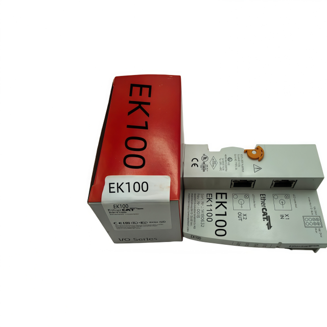 100%brand EK1100 IO-Link Coupler Module with 2 I/O Channels (Analog Input/Digital Output) for Twincat PLC System