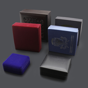 Hộp Đựng Viên Nang Hình Vuông Hộp Đựng Tiền Xu Hộp Đựng Đồng Xu Bằng Da Nhung Bằng Gỗ Đựng Tiền Xu Thử Thách - Product Image 3