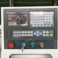Torno CNC CK6150 de Alta Precisión, Centro de Torneado Horizontal de Bancada Plana para Mecanizado de Ejes de Acero, Automático